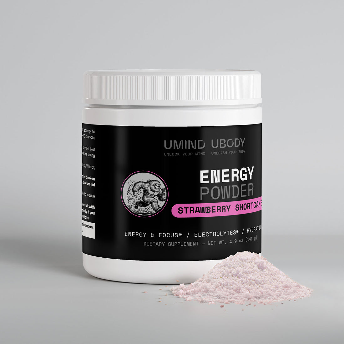 Energy Powder (Strawberry Shortcake)