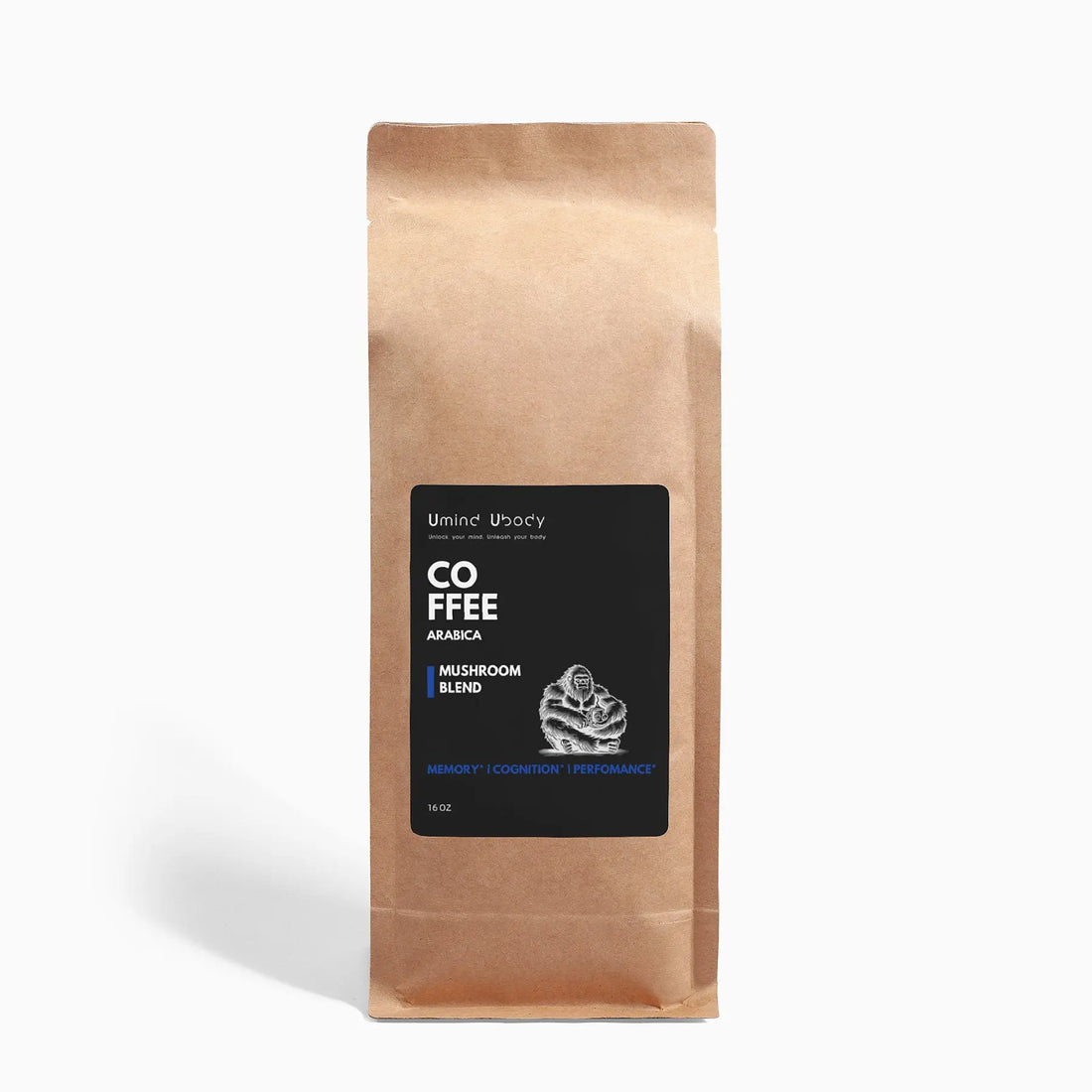 Mushroom Coffee Fusion - Lion’s Mane & Chaga 16oz Umind Ubody